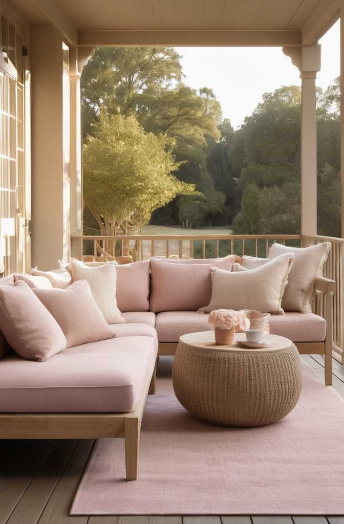 Greige + Dusty Rose + Cream