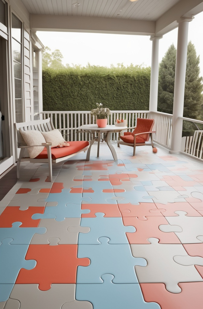 Puzzle Piece Flooring