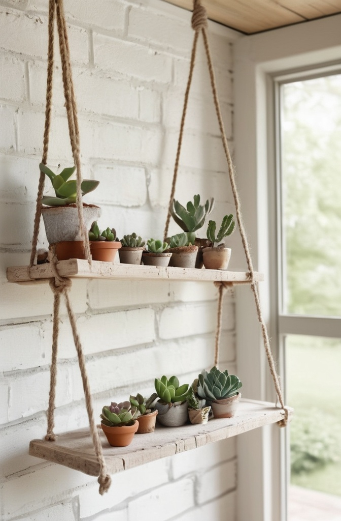 Raw Wood and Rope