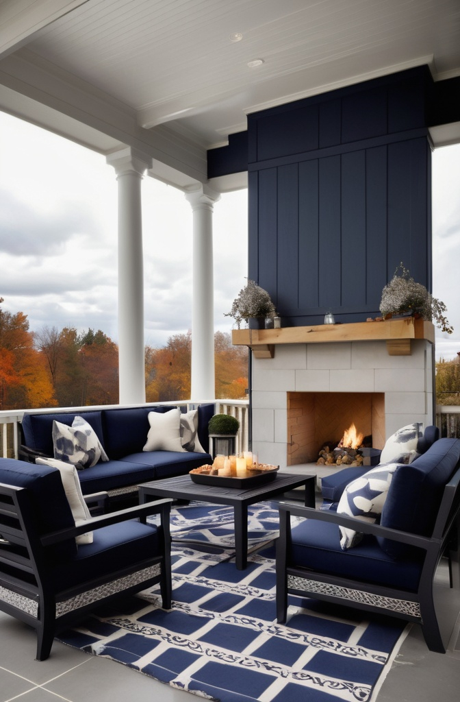 Creamy Oat + Stormy Gray + Navy