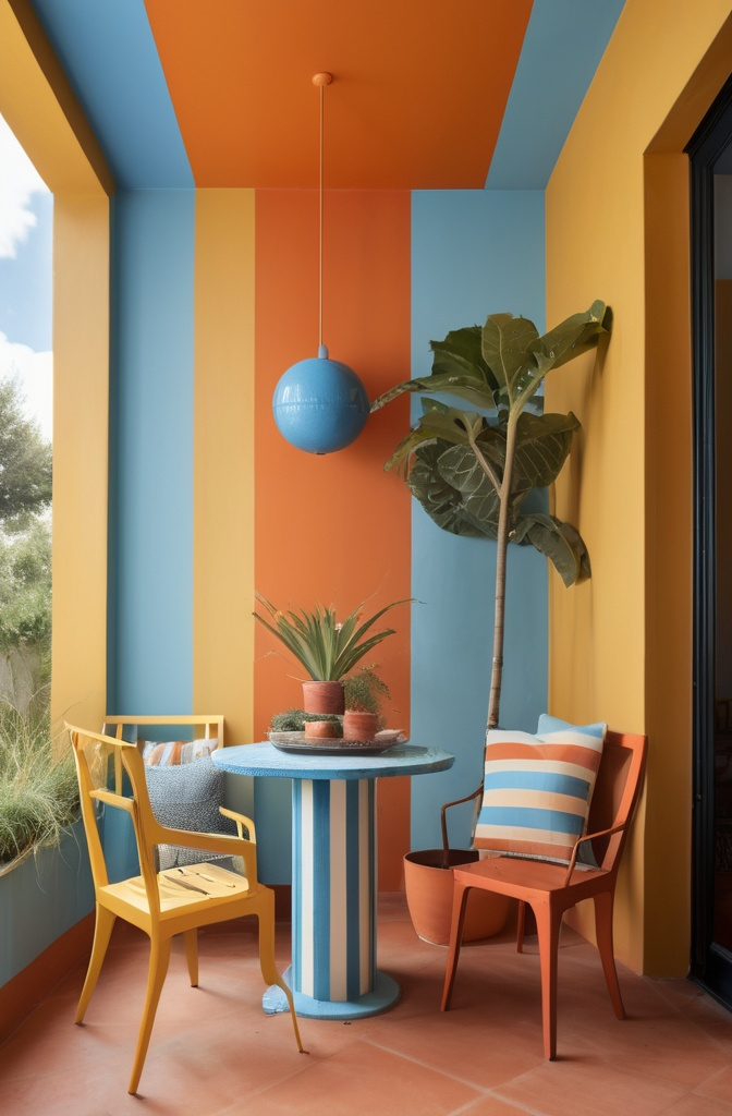 Color-Block Walls